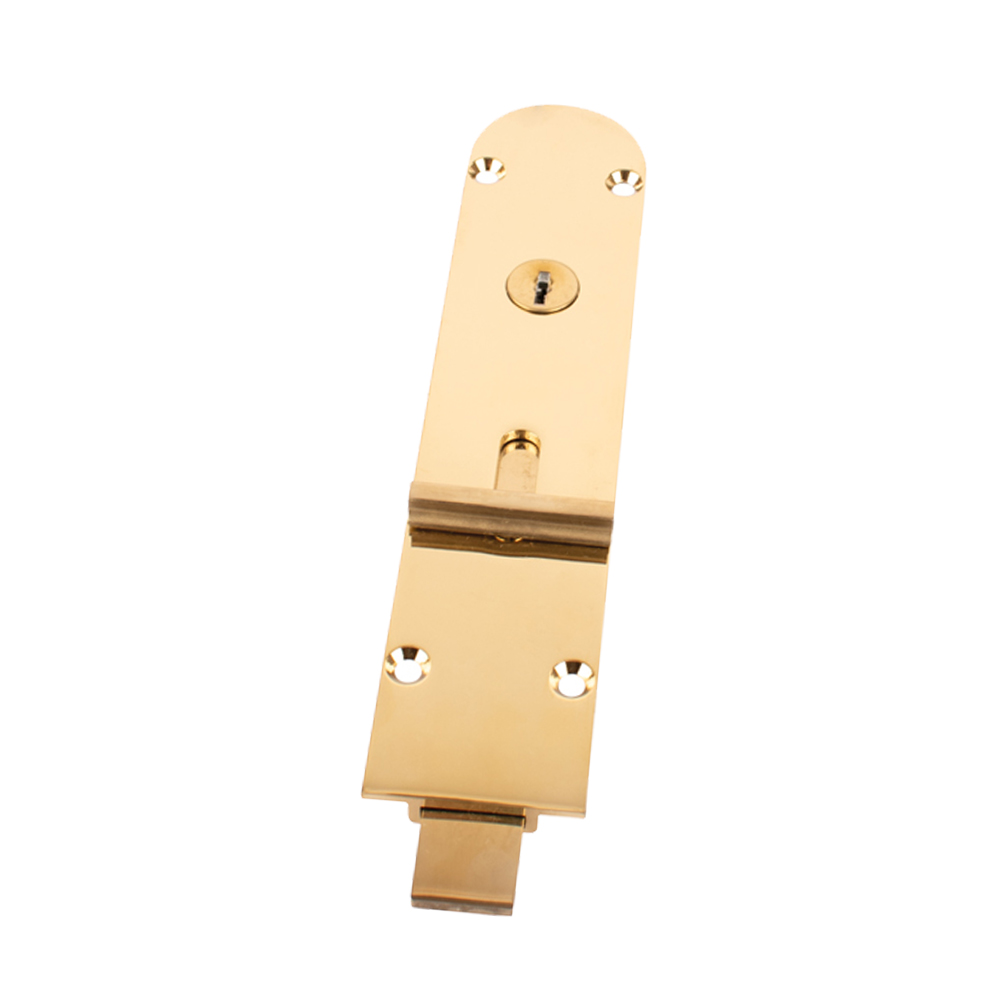 Henderson Securefold Pro Locking Flushbolt - 190mm - Titanium Gold